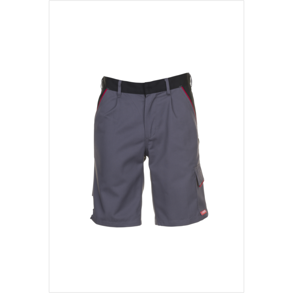 Planam Highline Shorts schiefer/schwarz/rot Gr. M, 2372048