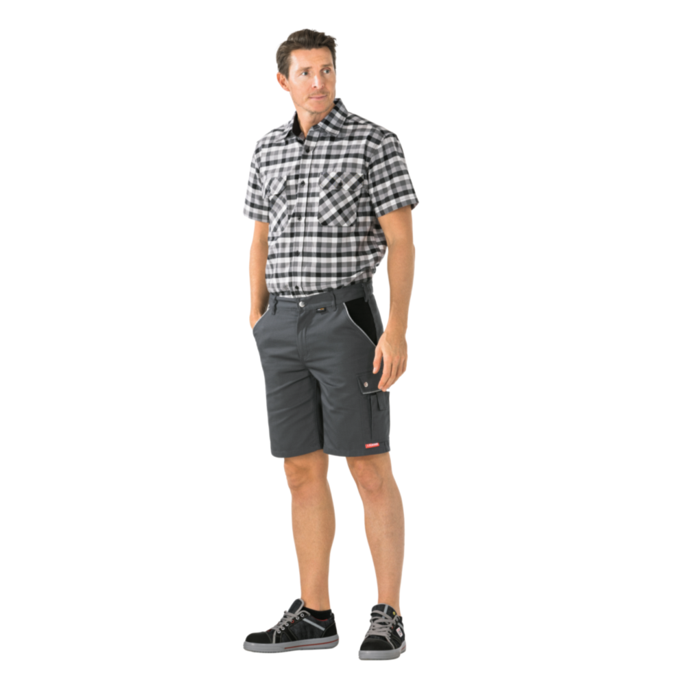 Planam Canvas 320 Shorts grau/schwarz Gr. L, 2173052 – Bild 7