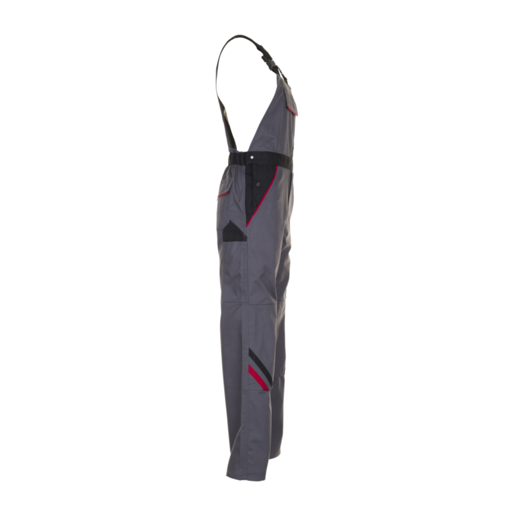 Planam Highline Latzhose schiefer/schwarz/rot Gr. 67, 2332067 – Bild 5