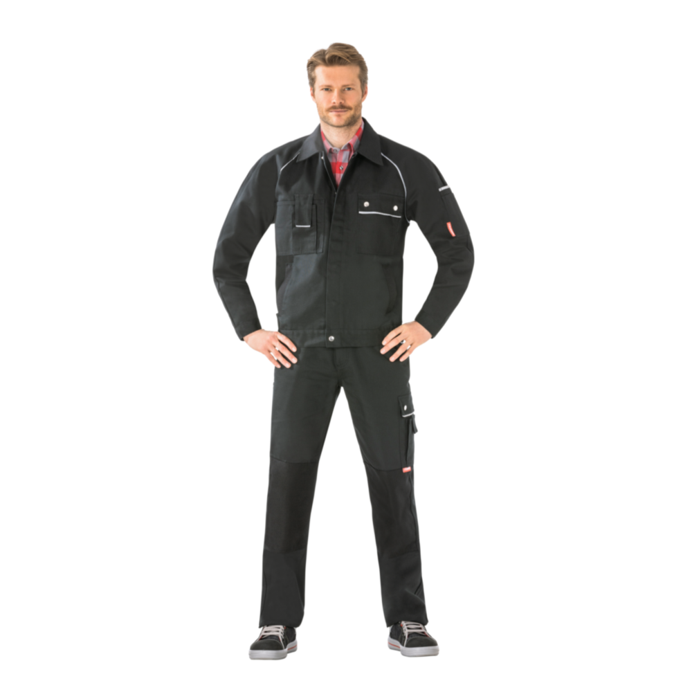 Planam Canvas 320 Bundjacke schwarz/schwarz Gr. 42, 2114042 - Bild 5 von 8