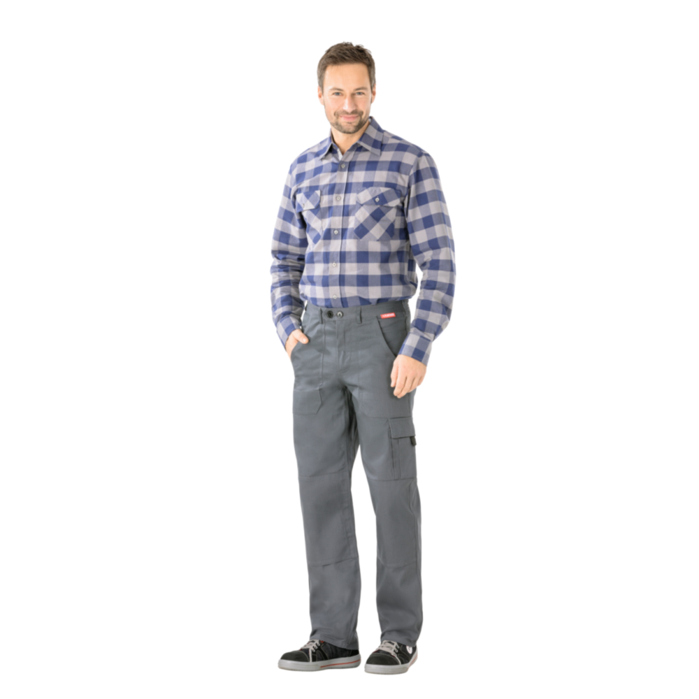 Planam BW 290 Cargo-Bundhose grau Gr. 46, 0187046 – Bild 2