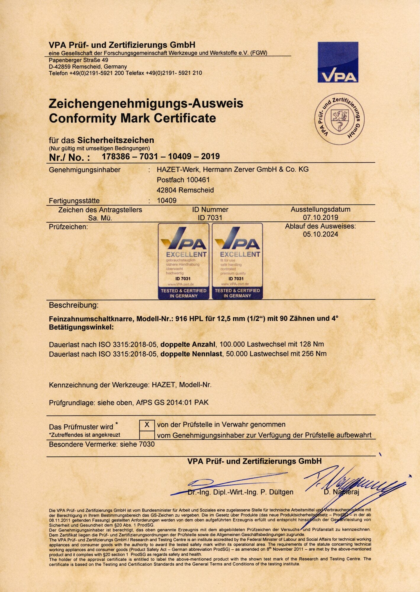 916hpl_detail_zertifikat_zeichengenehmigung_vpa_dauerlast