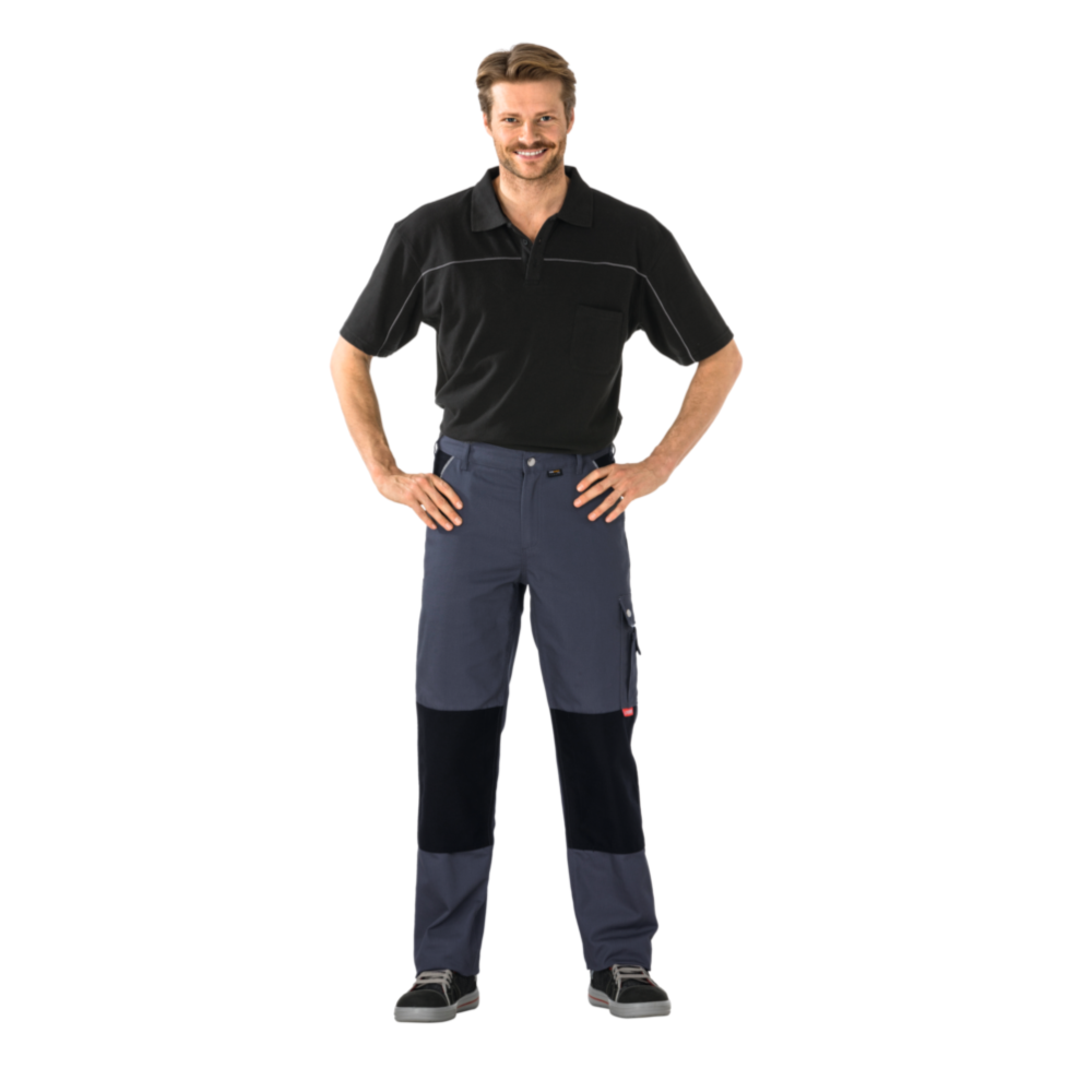 Planam Canvas 320 Bundhose grau/schwarz Gr. 26, 2123026 – Bild 8