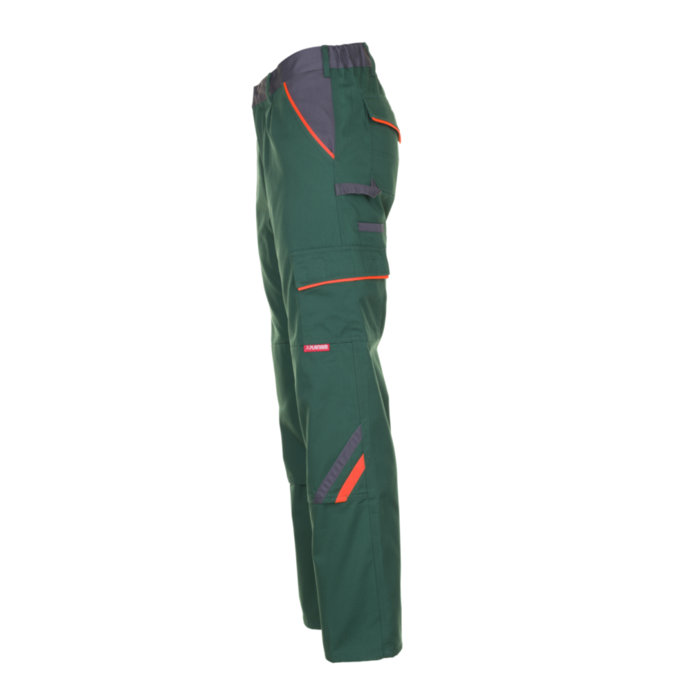 Planam Visline Bundhose grün/orange/schiefer Gr. 44, 2422044 – Bild 4