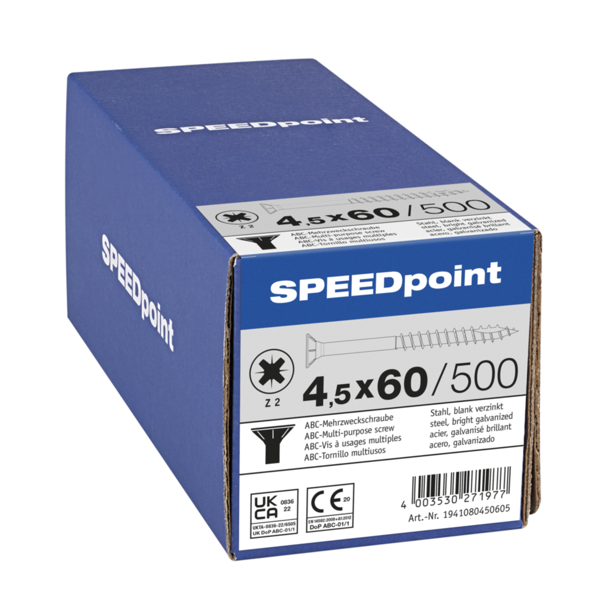 1941080450605-4003530271977-1-SPEEDPOINT-UNIVERSALSCHRAUBE-STAHL-KREUZSCHLITZ-Z-SENKKOPF-TEILGEWINDE