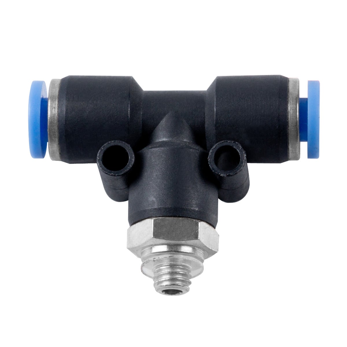 Aircraft Push-in-Stecker M5 AG x 4 mm, T-Stück, 15 bar, 020109471