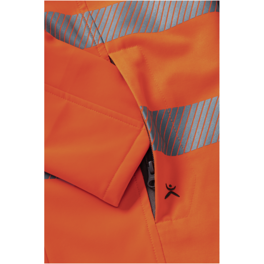 Norit_Warnschutz_Damen_Hybridjacke_orange_Detail1