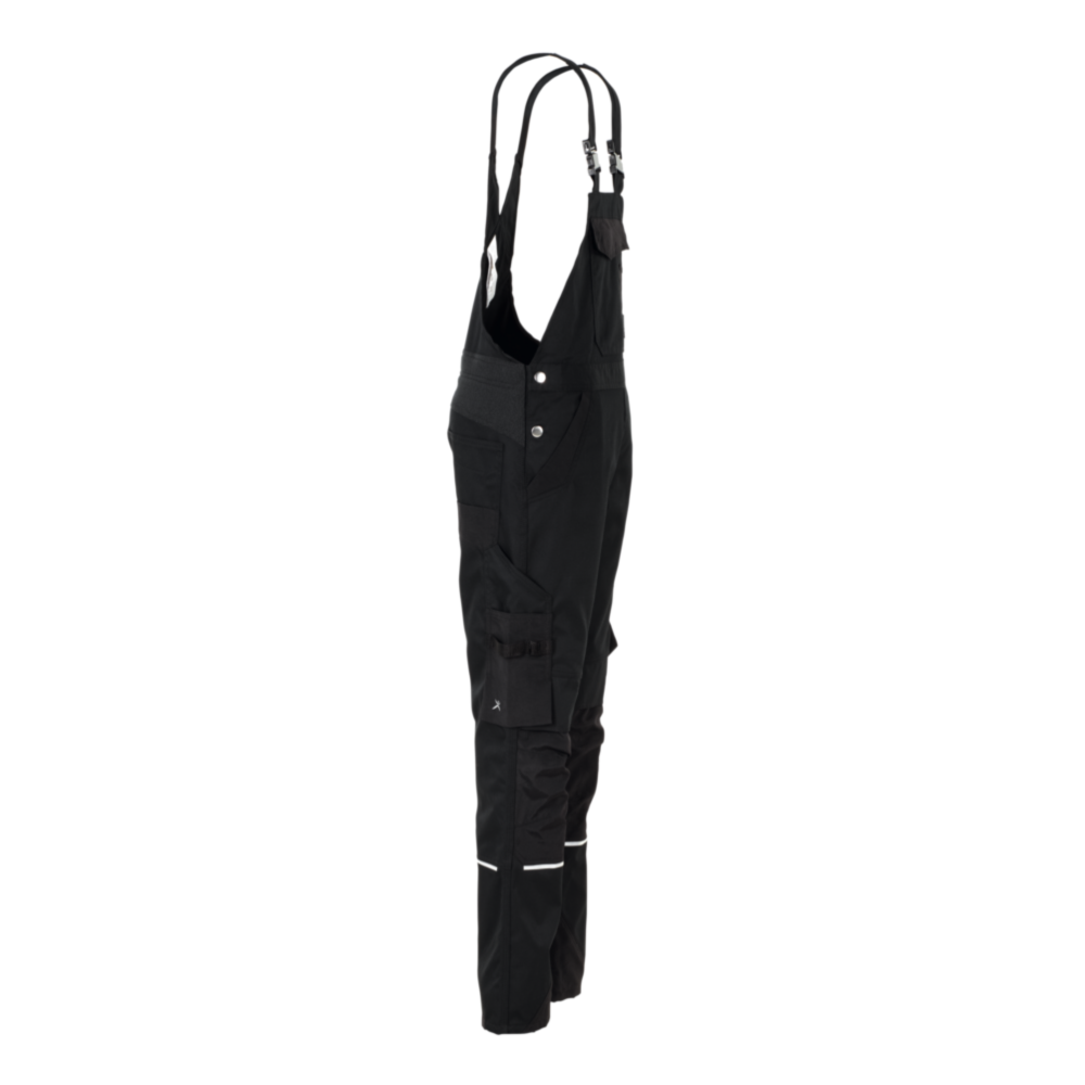 Planam Norit Damen Latzhose schwarz/schwarz Gr. 52, 6530052 – Bild 5