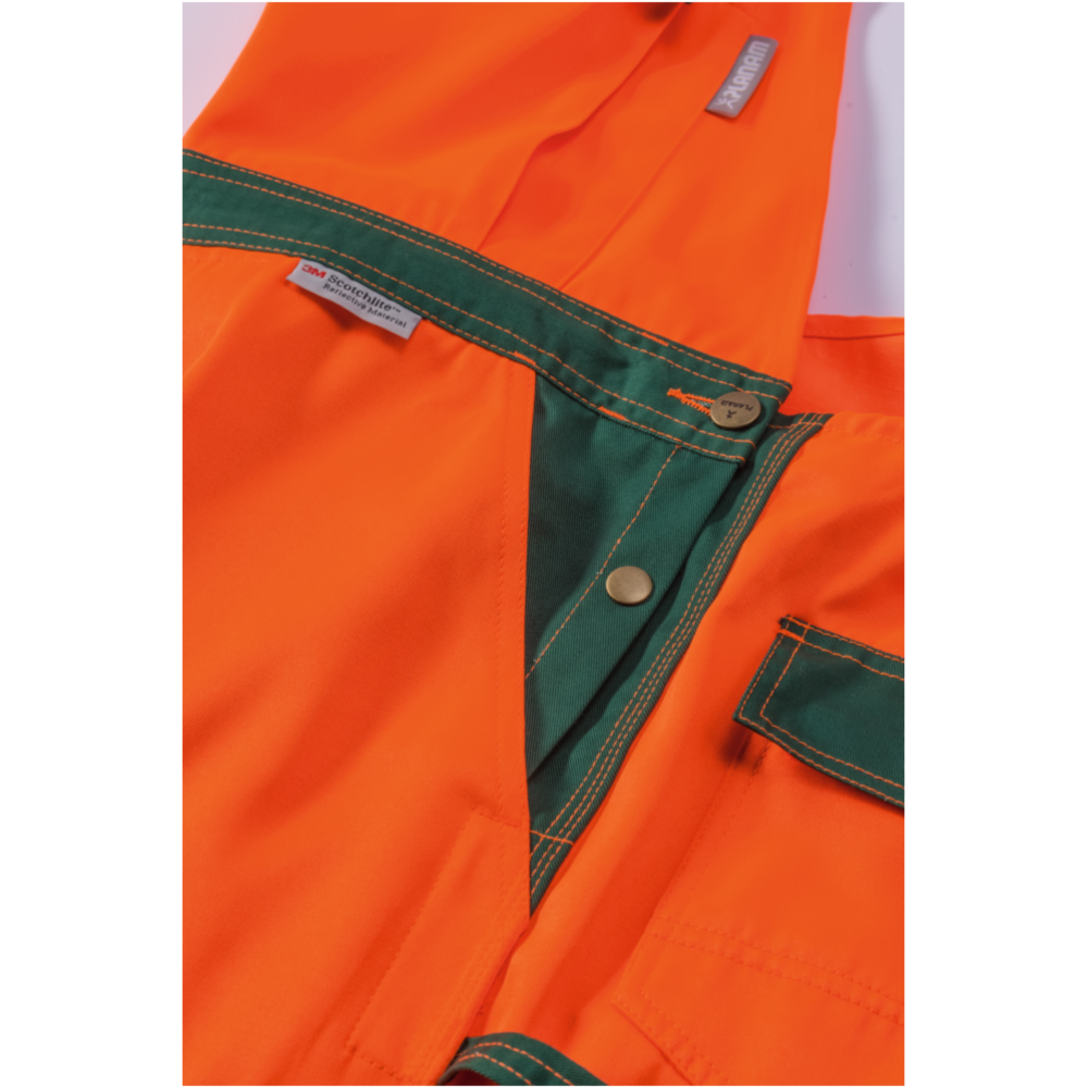 Planam Warnschutz Latzhose gelb/marine Gr. 70, 2027070 – Bild 8