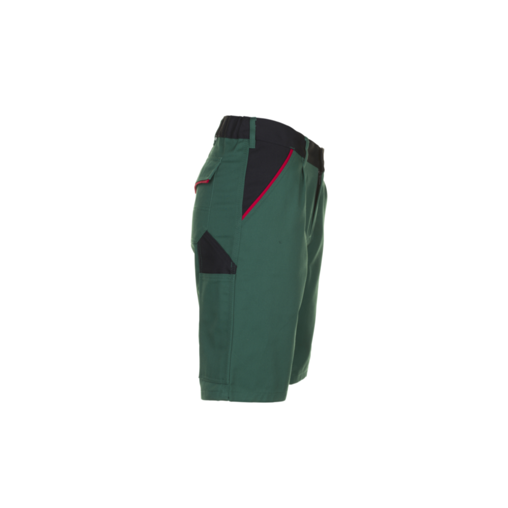 Planam Highline Shorts grün/schwarz/rot Gr. S, 2375044 – Bild 6
