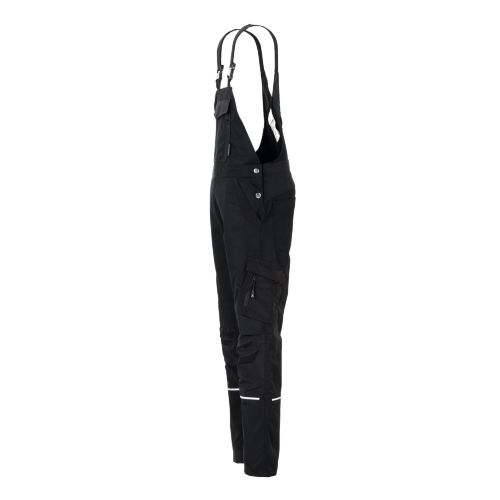 Planam Norit Damen Latzhose schwarz/schwarz Gr. 52, 6530052 – Bild 4