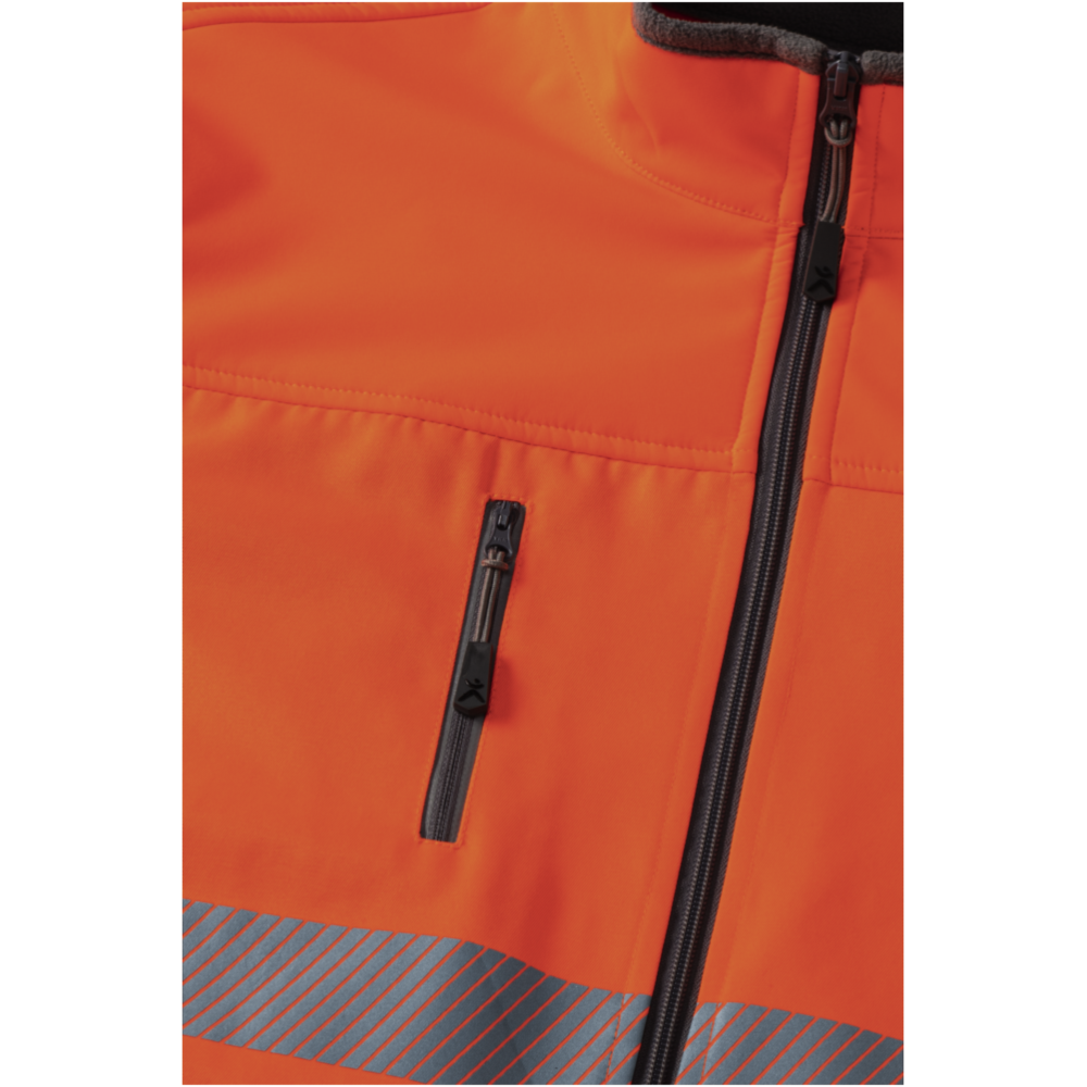 Norit_Warnschutz_Damen_Hybridjacke_orange_Detail2