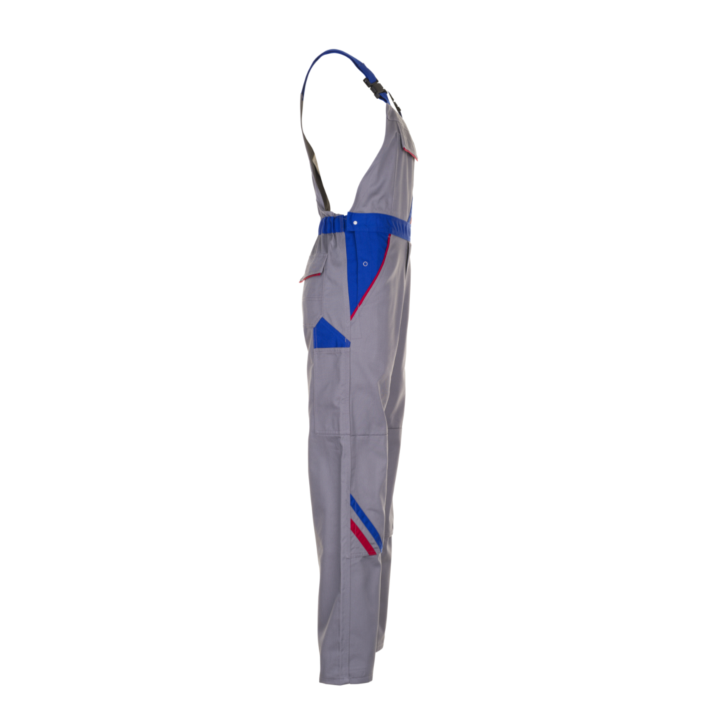 Planam Highline Latzhose zink/kornblau/rot Gr. 38, 2333038 – Bild 5