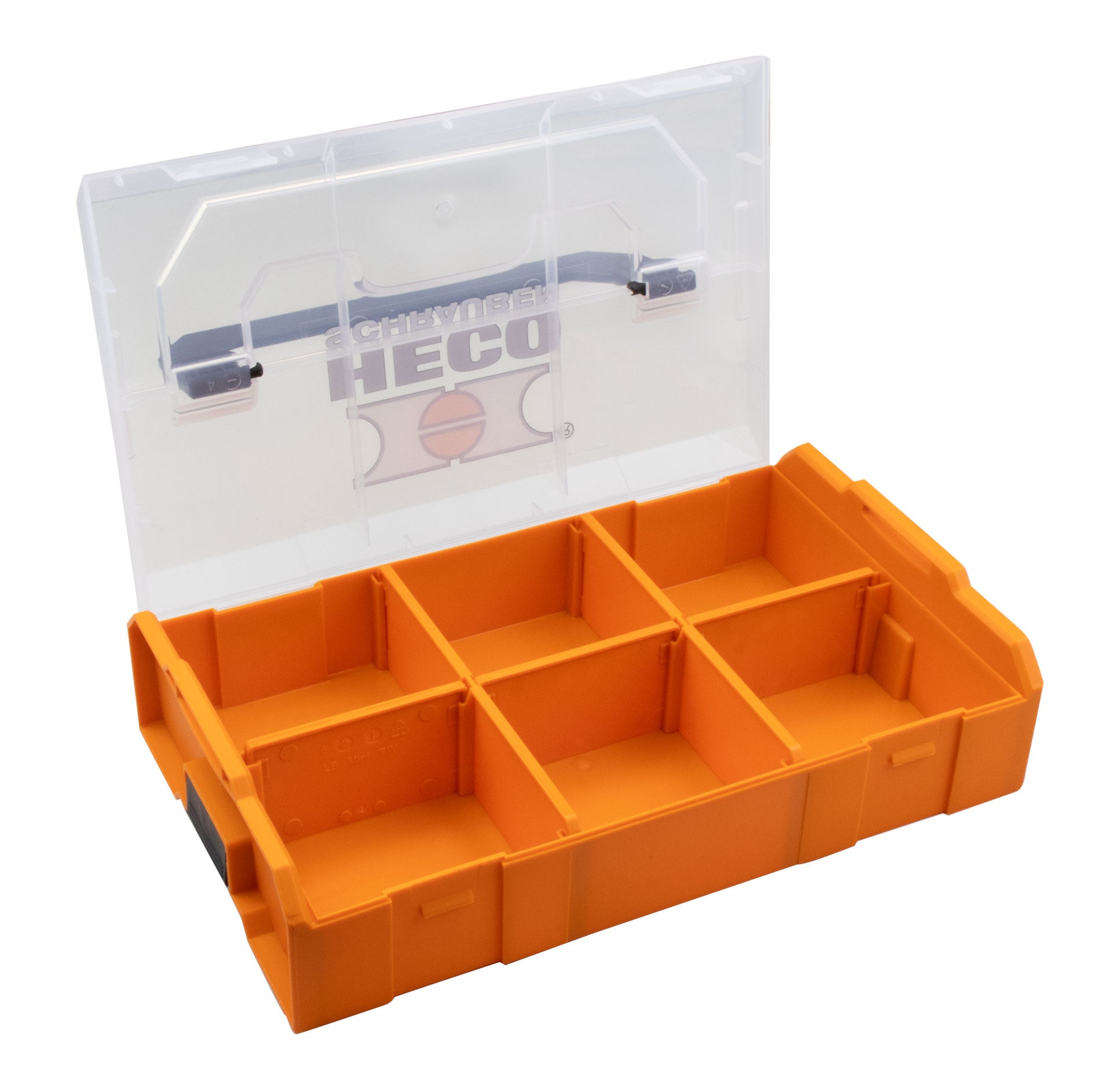 HECO-Sortimentskoffer_L-BOXX_Mini_Transparent_leer_offen