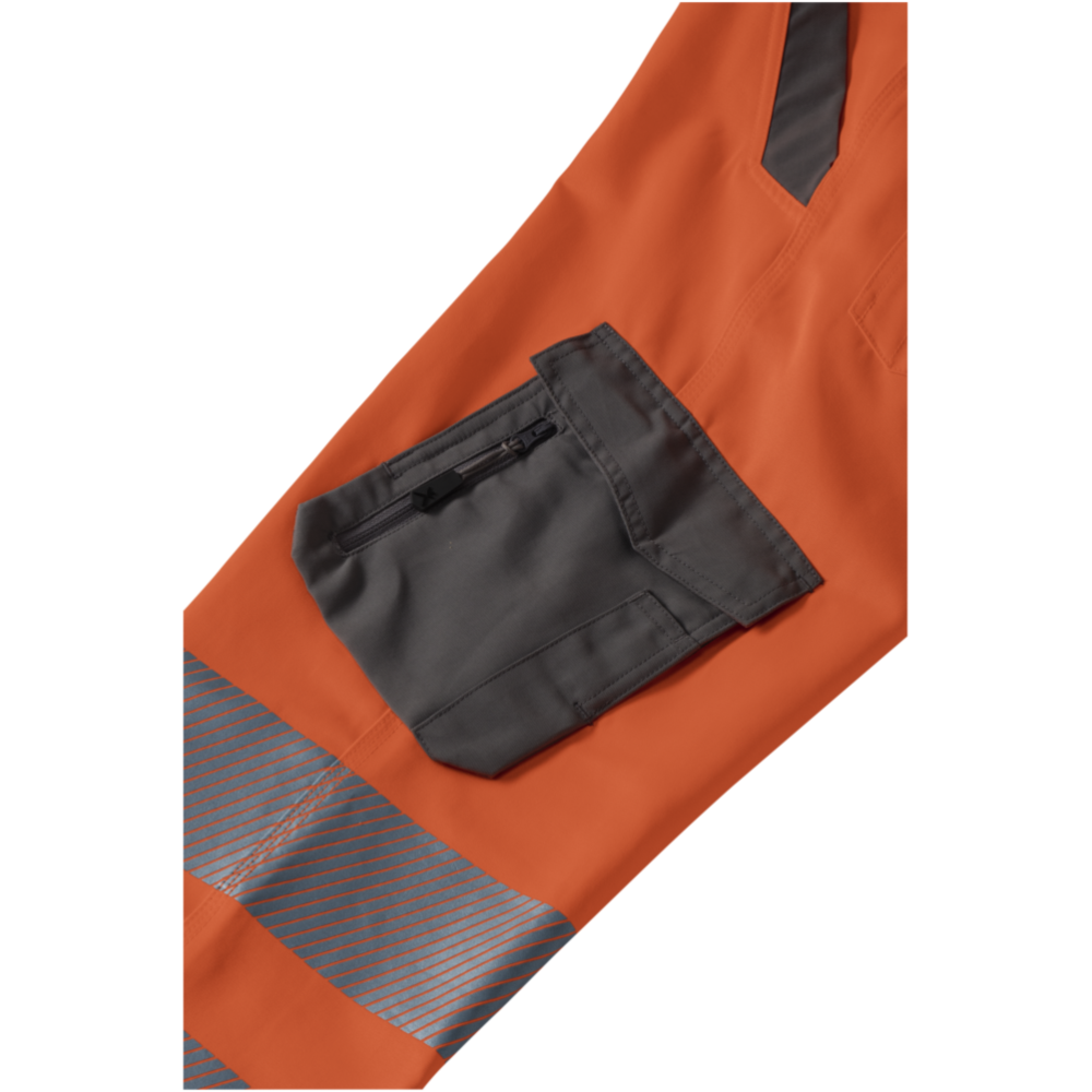 Norit_Warnschutz_Damen_Bundhose_orange_zink_Detail2