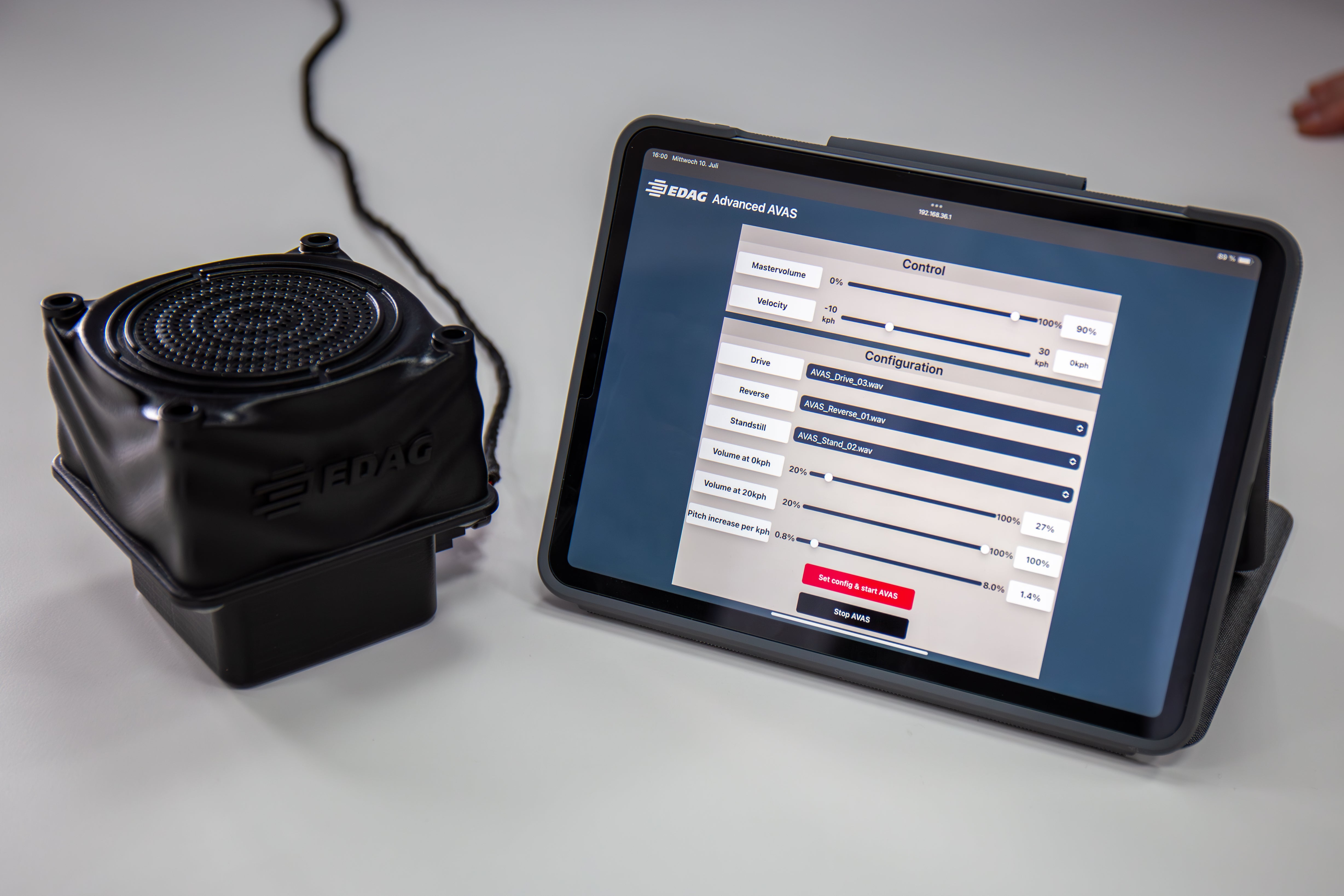 AVAS sound design tool