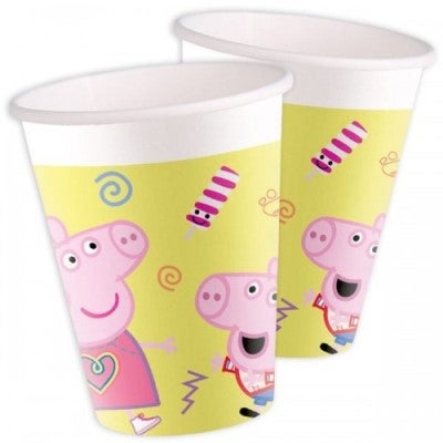Peppa Party Becher 8 Stück