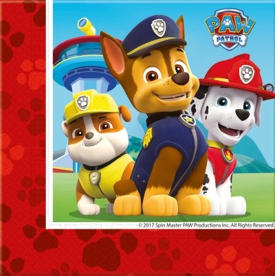Paw Patrol Servietten 20 Stück