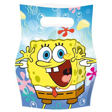 Spongebob Party Tüten 8 Stück Spongebob Party Tüten 8 Stück