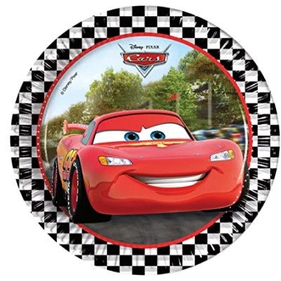 Cars Pappteller Klein 8 Stück