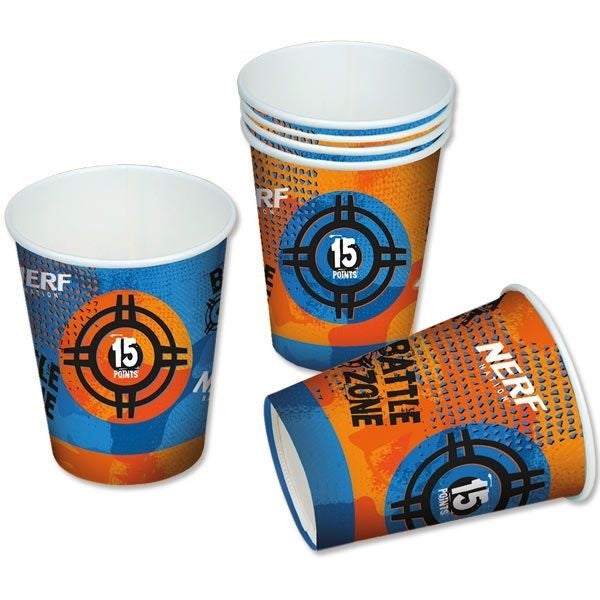 Nerf Party Pappbecher 8 Stück