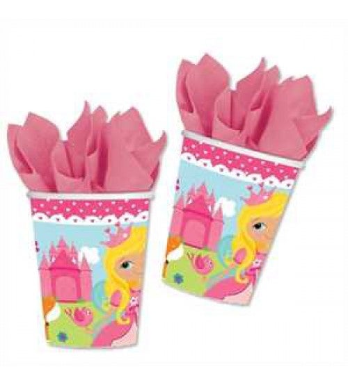 Prinzessin Woodland Pappbecher 8 Stück