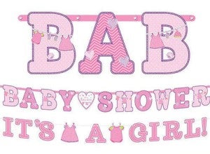 Baby Shower Banner 2 Stück