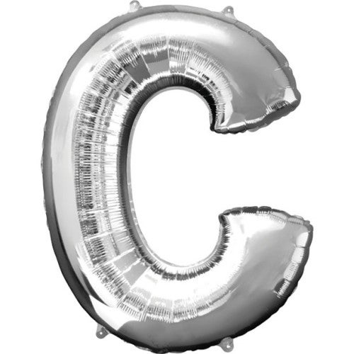 Buchstaben Ballon Silber C
