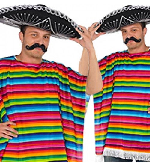 Mexiko Poncho für Erwachsene