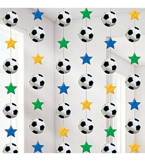 Fussball Hängedeko 6 x 2.1m