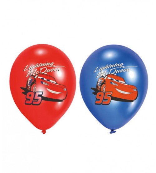Cars Ballon Set farbig 8 Stück
