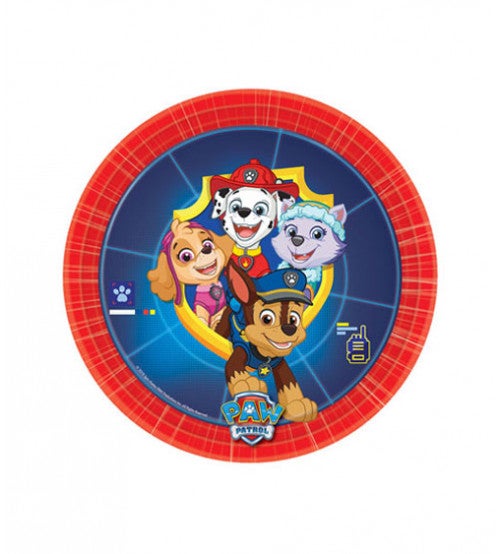 Paw Patrol Blau Pappteller klein 8 Stück