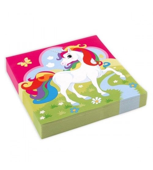 Einhorn Pink Serviette 20 Stück