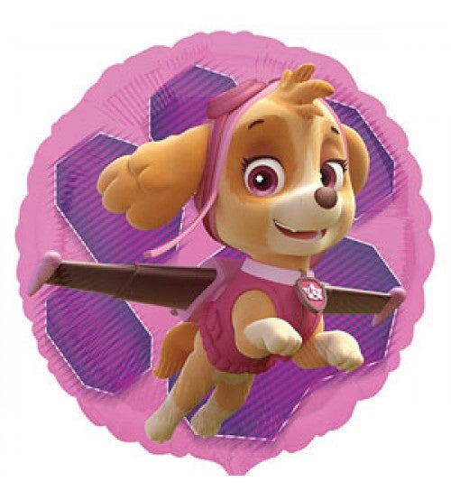 Paw Patrol Pink Folien Ballon