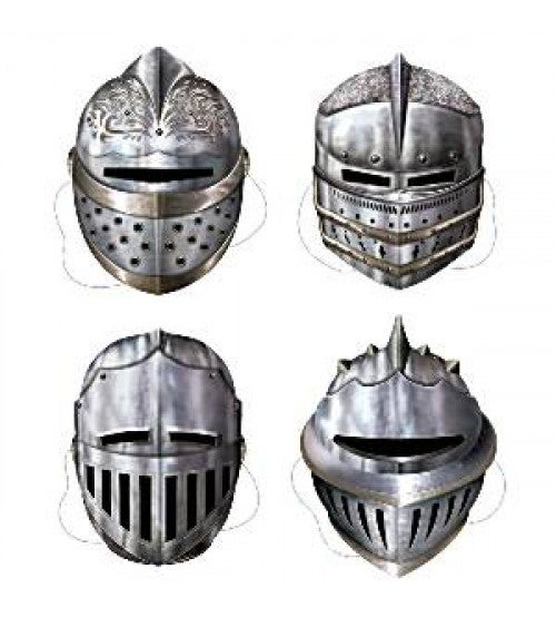 Ritter Maske 4 Stück