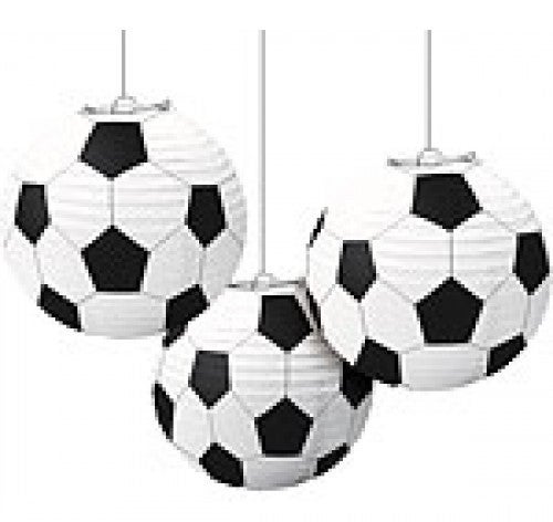Lampions Fussball  3 Stück