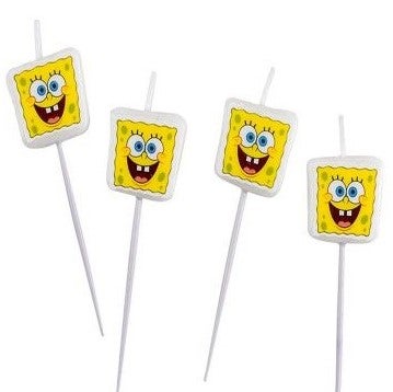 Spongebob Kerzen 4 Stück Spongebob Kerzen 4 Stück