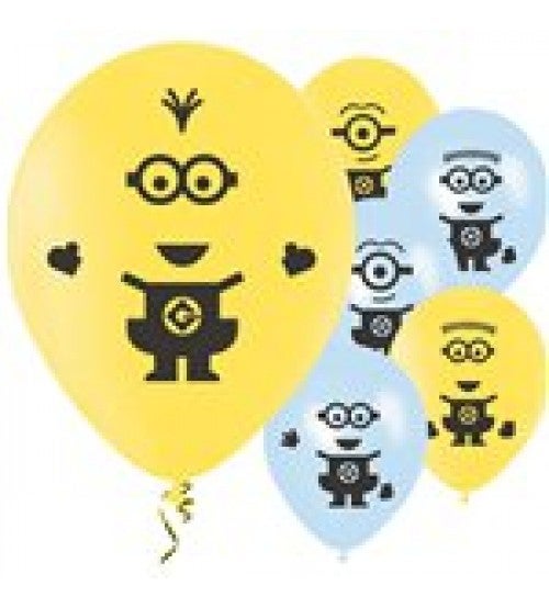 Minions Ballon Set 6 Stück
