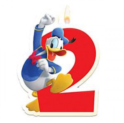 Kerze Nr  2 Micky Maus