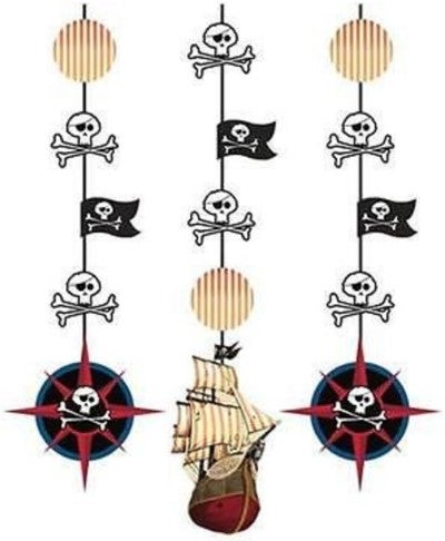 Piraten Schatz Hängedeko 3 Stück