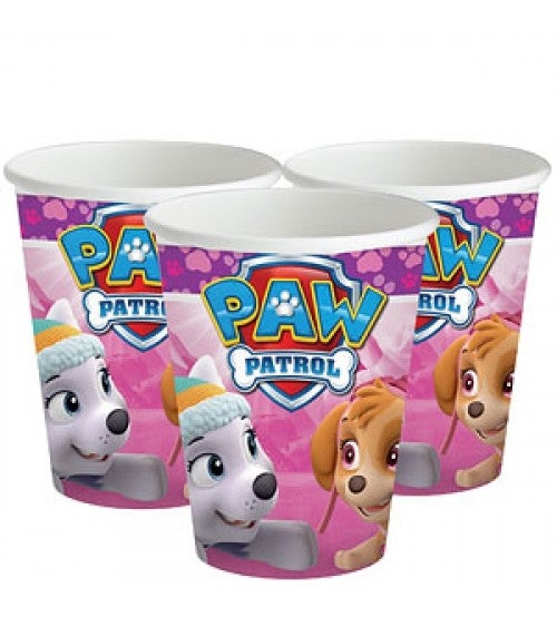 Paw Patrol Pink Pappbecher 8 Stück