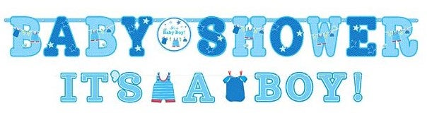 Baby Shower It's a Boy Banner 2 Stück