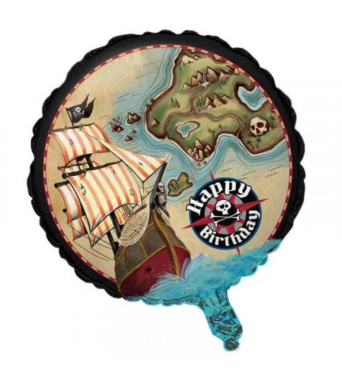 Piraten Schatz Folien Ballon