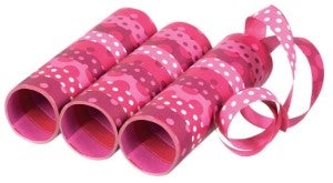 Luftschlangen Rosa 3 Stück