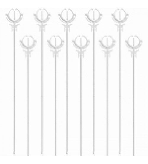 Ballon Stab Weiss 10 Stück