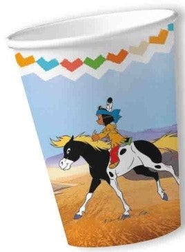 Yakari Pappbecher 8 Stück