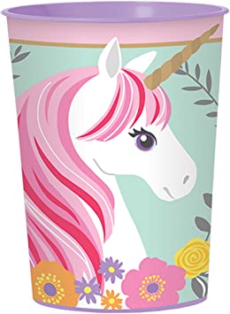 Einhorn Plastik Becher
