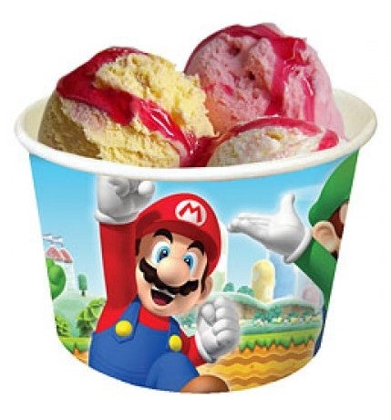 Super Mario Glacebecher 8 Stück