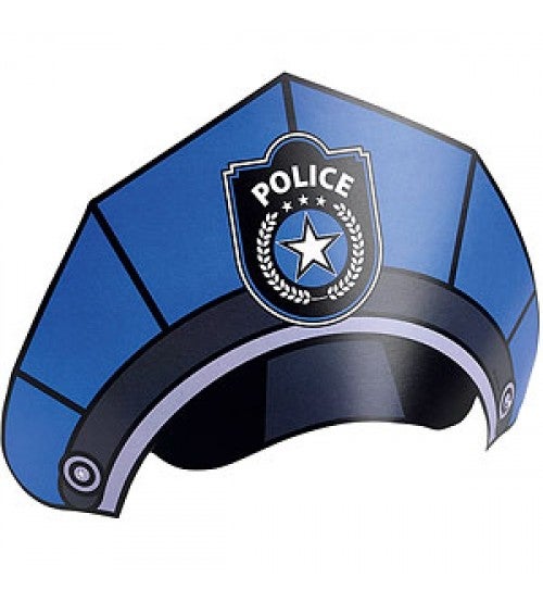Polizei Party Hut 8 Stück