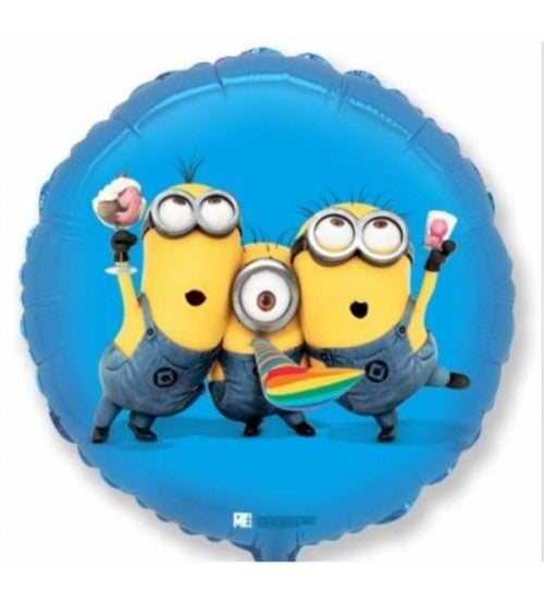 Minions Folien Ballon Blau